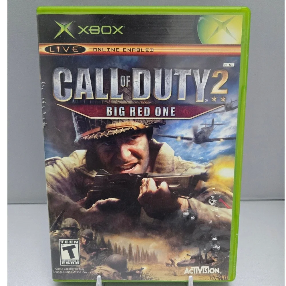 Call of Duty 2‎ Big Red One & COD 4 Modern Warfare GOTY Bundle - Xbox- 2 Games